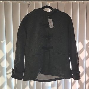 XL Gray Fleece Jacket